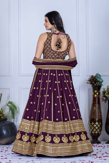 Premium Fox Georgette Lehenga With Heavy Embroidery Work